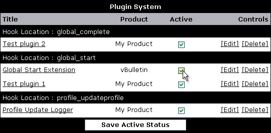 Plugin manager